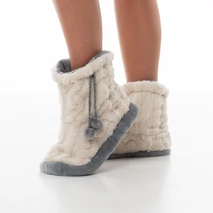 Poppy Csizma, Csavart Ekrü-szürke