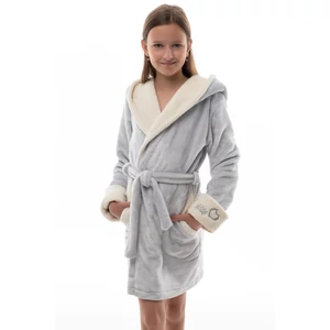 Poppy DK Gyerek Köntös, Poppy Kids, Világosszürke-ekrü