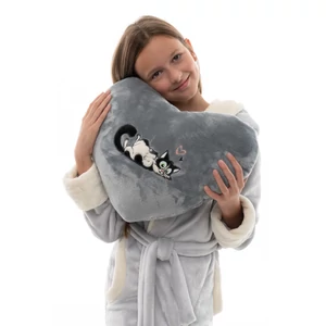 Poppy Hímzett Párna, Caty Cica Szürke