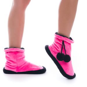 Poppy UV Pink-Fekete Csizma
