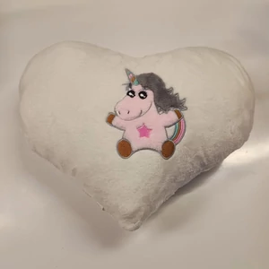 Poppy Unikornis Ekrü Díszpárna