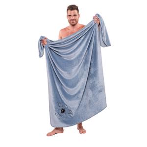 König Underwear Takaró hímzett, Világoskék
