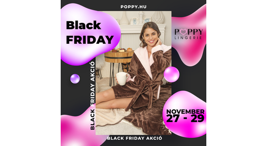 Idén is Black Friday akciókkal várunk!