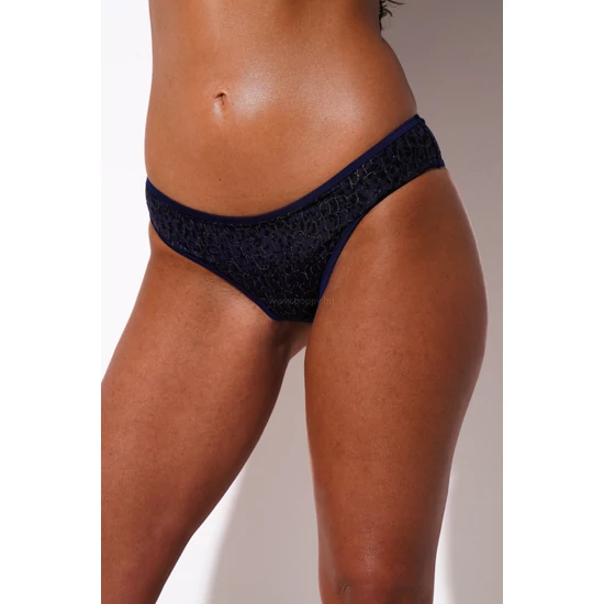Poppy CANCUN Bikini, Leopard sötétkék