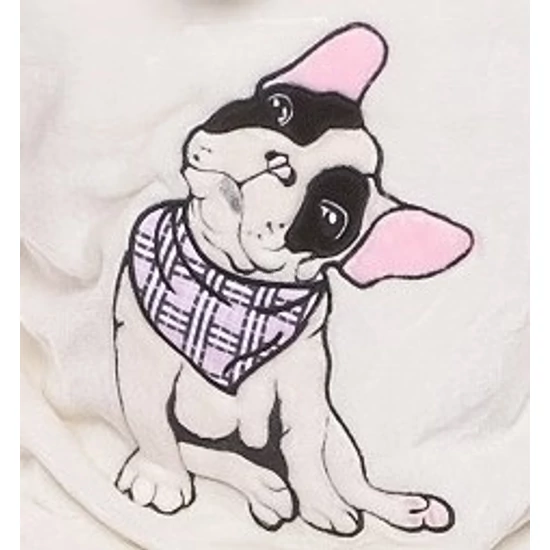 Poppy DK Köntös, Frenchie Scarf Ekrü-szürke