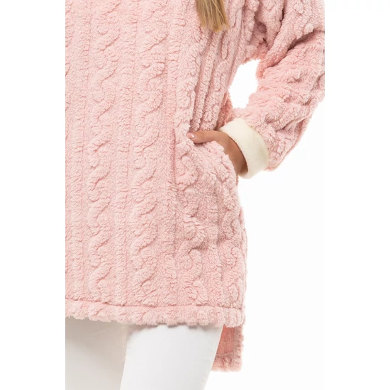 Poppy Chill pulóver, Púder csavart
