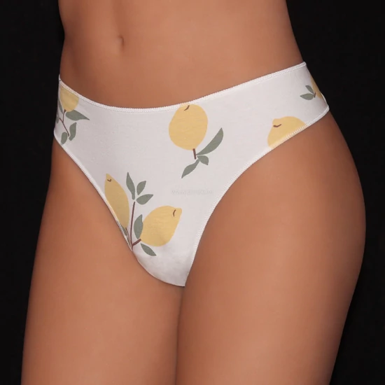 Poppy Sally Lemon Tanga