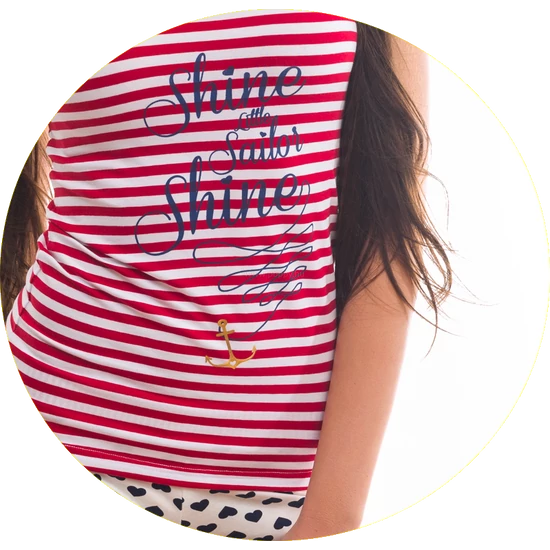 Poppy Freaky Shine Little Sailor Trikó szett