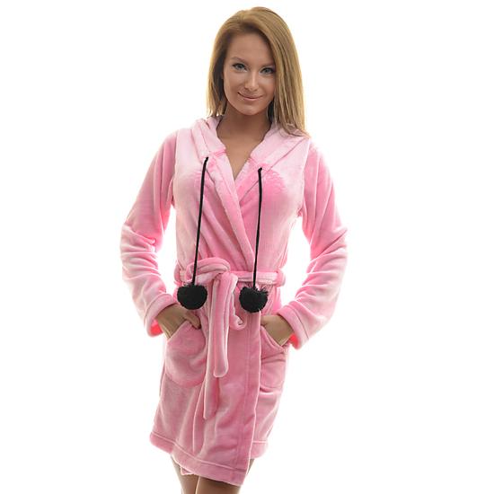 Poppy Long Női Köntös, Közép Pink
