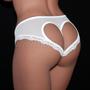 Kép 1/2 - Poppy Temptation Heart Tanga, Fehér