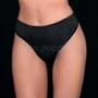 Kép 1/2 - Poppy Mignone Pamut Tanga, Fekete