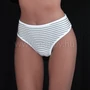 Kép 1/2 - Poppy Zita Brazil tanga, Fehér-fekete