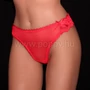 Kép 1/2 - Poppy Nanett Tüll Brazil Tanga, Piros