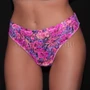 Kép 1/2 - Poppy Annie Spring Brazil tanga, Lila Virágos